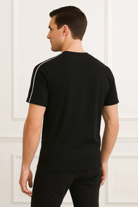 T-shirt ''SOSH 4'' pour homme avec bordure sur les épaules - Product Image 3
