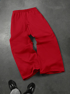 Relaxed Fit Men's Fleece <b>Trousers</b> Soft Comfortable Bottom Wear for Daily Casual Activities - Product Image 5