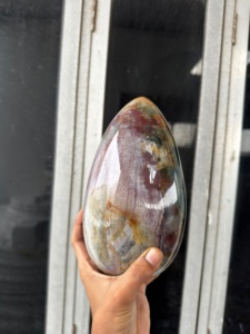 Huevo de Jaspe Unicornio Natural, Cristal Pulido, Piedra Curativa, 3 kg, Pieza Única, Decoración para el Hogar, Meditación, Venta al por Mayor - Product Image 3