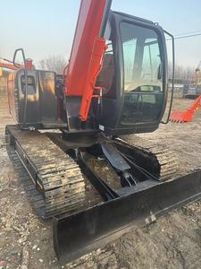 Excavatrice hydraulique sur chenilles Hitachi ZX70 d'occasion, 95% NEUVE, faible nombre d'heures, composants moteur essentiels, engin de construction, vente à bas prix - Product Image 4