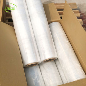 Factory Direct 50cm Clear <b>Plastic</b> Stretch PE Film Durable Moisture-Proof Packaging UV Sun <b>Wrap</b> Soft Polyolefin Cast Processed - Product Image 6