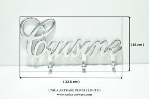 Most Selling Metal <b>Wall</b> <b>Hooks</b> Cusine Word Design Decorative Hanging Rack for Coats <b>Keys</b> Available for Sale - Product Image 4