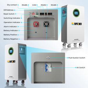 แบตเตอรี่ LiFePO4 16.07kWh 314Ah 51.2V แบบ LFP CELL 8000รอบ80เปอร์เซ็นต์การเสื่อมสภาพต่ำอายุการใช้งานยาวนาน - Product Image 5