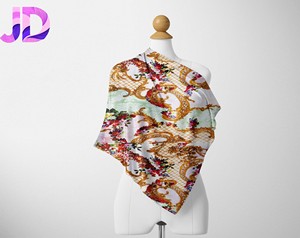 Nhà Máy Nhà Sản Xuất Tùy Chỉnh In <span class=keywords><strong>Polyester</strong></span> Satin Vải Cho Phụ Nữ Của Quần Áo Cưới Và Lót Trọng Lượng Nhẹ - Product Image 1