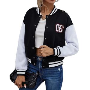 แจ็กเก็ตสตรีปักลายด้วยกำมะหยี่ออกแบบโลโก้ได้เอง - Product Image 1