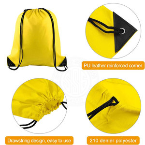 Drawstring Bags Premium Utility Drawstring Bags With Adjustable Closure <b>For</b> Sports And Travel Needs - Product Image 3