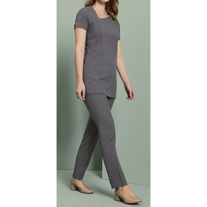 Vente en gros d'uniformes de salon de beauté personnalisés, tunique 2 pièces, uniforme d'esthéticienne, uniforme de salon de manucure, uniforme de spa pour femmes - Product Image 3