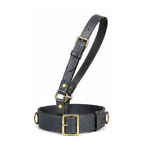 Ceinture Sam Browne en cuir personnalisée avec boucle classique et ajustement réglable pour tenues formelles et événements spéciaux - Product Image 6