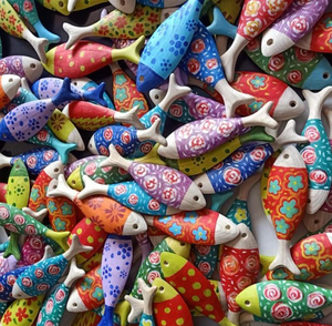 Pez de madera tallado en 3D al mejor precio, pez de madera sin pintar para colorear, pez de madera pintado para decoración del hogar - Product Image 6