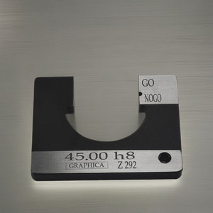 Snap <b>Gauges</b> 1–50 mm / 0–2" GO NOGO ISO Calibrated Steel Carbide Material durability for External Dia measurement - Product Image 1