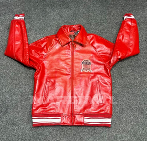 เสื้อแจ็คเก็ตผ้าแคนวาส AVIREX สำหรับผู้ชาย ขายดี รับทำโลโก้ เสื้อแจ็คเก็ตฤดูหนาวคุณภาพสูงสำหรับผู้ชาย แบบสองด้าน ระบายอากาศได้ดี คอตั้ง - Product Image 1