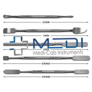 Juego de 5 Espátulas de Cera Dental de Doble Punta de Acero Inoxidable, Instrumentos de Modelado y Tallado Dental de medicab - Product Image 5