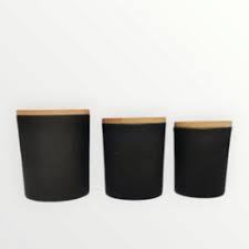 Best Selling Black Powder Coated Stainless Steel Handmade Eco-Friendly <b>Candle</b> Jar Lid Tabletop Home <b>Wedding</b> Christmas Decoration - Product Image 3