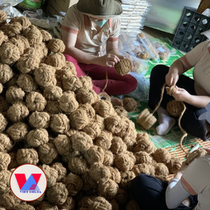 Jouet pour chien en boule de fibre de coco 100% naturelle - Biodégradable, résistant aux morsures, pour les chiens qui mâchent intensément, respectueux de l'environnement - Product Image 6