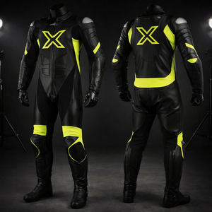 Traje de Carreras Todoterreno Personalizado de Todas las Marcas, con Certificación CE, Manga Larga, Unisex, de Cuero Vacuno Resistente, con Protección CE - Product Image 2