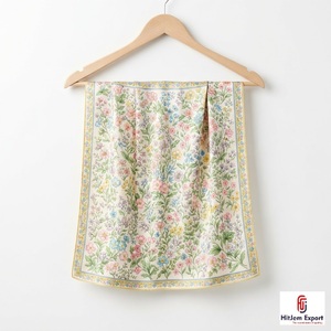 Premium Printed Short <b>Scarf</b> Fabric Custom Branding OEM ODM White Label Textile Manufacturer Fashion Accessories Export Supplier - Product Image 5