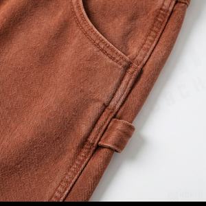 Shorts cargo baggy personnalisés pour hommes en toile sergé camouflage imprimé numériquement, avec motif de lettres brodées, tenue premium - Product Image 5