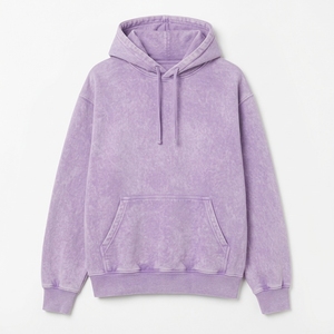 Sweat-shirt à capuche brodé pour femme, en molleton de coton épais, coupe oversize, style streetwear, avec logo personnalisé - Product Image 6