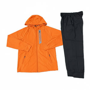 Ensemble de survêtement en nylon patchwork de bonne qualité avec cordon de serrage, dernier design personnalisé, tissu léger, ensemble de survêtement décontracté pour le sport - Product Image 1