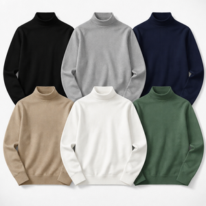 Suéteres de Cuello Alto Personalizados al por Mayor para Hombre - Fabricante y Proveedor OEM - Product Image 5