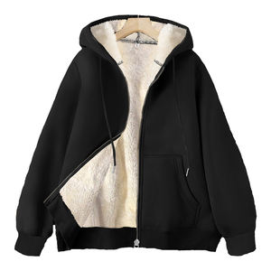 เสื้อฮู้ดแฟชั่นใหม่สำหรับผู้ชาย ฤดูใบไม้ร่วง ฤดูหนาว แขนยาว สีพื้น ผ้าฟลีซหนานุ่ม อุ่นสบาย ผ้าฝ้าย 100% เสื้อฮู้ดลำลองสำหรับผู้ชาย - Product Image 1