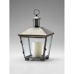 Juego de 2 Faroles de Vidrio y Metal con Forma de Cabaña, Modernos y Elegantes, para Decoración Interior y Exterior del Hogar - Product Image 3