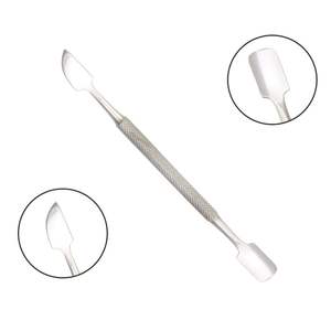 Pousse-cuticules droit de qualité supérieure avec spatule profonde en métal, instrument de beauté pour modeler la peau, meilleur pousse-cuticules 2026 - Product Image 4