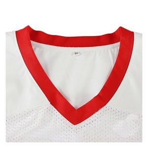 Maillot de football américain personnalisé imprimé, respirant, antibactérien, à séchage rapide, style streetwear adulte, manches courtes - Product Image 6