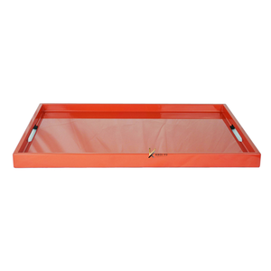 Polished Finished Luxury Eco-Friendly Decorative Lacquer Food Serving Tray Custom OEM ODM Wholesale Tray Set From Vietnam - Product Image 4