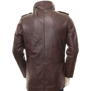 Veste de motard vintage de style streetwear pour homme, avec poches zippées de qualité supérieure, impression personnalisée, veste d'hiver - Product Image 2
