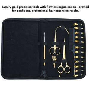 Professional Hair Extension Tools <b>Kit</b> Microbeads Plier Loop Tool Barber Mini Scissor Keratin Bond Cutter Parting Finger <b>Kit</b> - Product Image 5