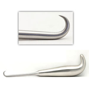 Heavy Duty Bone Hook Medic Instrument with Ergonomic Non <b>Slip</b> Handle for Reliable Use in <b>Long</b> Orthopedic Procedures - Product Image 1