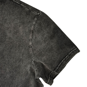 T-shirts pour hommes en tissu respirant, délavés à l'acide, style décontracté, très demandés, style urbain uni, prix bas - Product Image 3