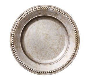 Assiette de présentation moderne en métal pour les tables contemporaines, les banquets d'hôtel, les réceptions de mariage et les événements - Product Image 1
