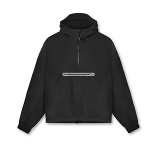 Ensemble de survêtement d'été 2026 personnalisé pour homme – Coupe-vent et short en nylon, 2 pièces, idéal pour la gym et le sport - Product Image 3