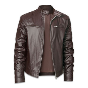 Chaqueta de Cuero para Hombre de Última Moda con Diseño Único, Servicio OEM, Chaqueta de Cuero de Alta Calidad al Mejor Diseño a un Precio Razonable - Product Image 1