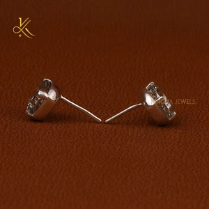 Pendientes de Oro de Lujo con Moissanita para Mujer, 4.5-5.4 TCW, con Halo, Baño de Rodio, Platino y Oro Rosa, Joyería Elegante para Boda - Product Image 4