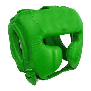 Casque de boxe en cuir pour adultes et enfants, protection de tête pour entraînement de karaté, muay thai, arts martiaux, taekwondo, boxe - Product Image 3
