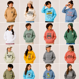 Sudadera con Capucha Estampada con Letras para Niños y Niñas, de Algodón Tejido, Informal, para Invierno, Fabricada en Bangladesh, Venta al por Mayor - Product Image 4