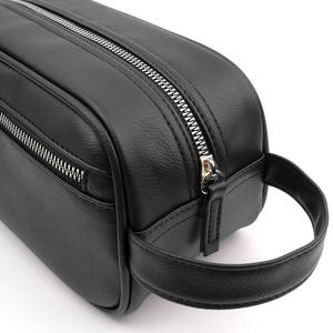 Bolsa de maquillaje personalizada de alta calidad al por mayor, bolsa de cosméticos de viaje ecológica, impermeable, de cuero PU, bolsa de aseo en venta - Product Image 5