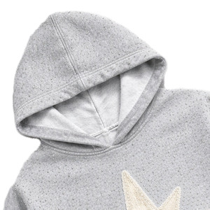 <b>Men's</b> Custom Heavyweight 400 GSM Cotton Applique Distressed Patch Hoodies Rhinestone Crystal <b>Studs</b> Pullover Sweatshirt OEM ODM - Product Image 5