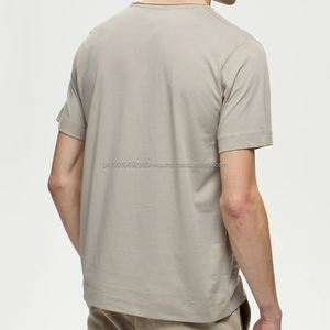 Camiseta de Algodón de Bambú para Hombre, Camiseta de Jersey Orgánica para Hombre, Camisetas de Verano, Camiseta de Manga Corta para Hombre, Camisetas Sostenibles - Product Image 4