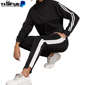 Services OEM – Pantalon de jogging pour femme, coupe droite, automne, 100 % coton, écologique, respirant, avec cordon de serrage, taille haute - Product Image 2