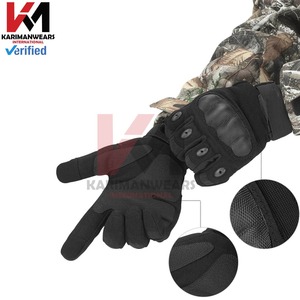 Guantes Tácticos Unisex para Paintball, Protección para los Dedos, Anti-Impacto, Protección para los Nudillos, Malla Transpirable en la Parte Posterior, Correa Ajustable para la Muñeca - Product Image 6