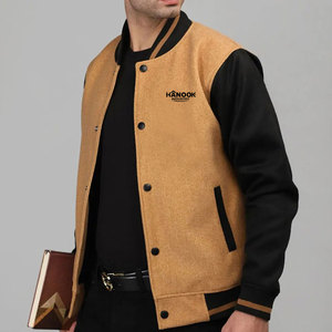 Chaqueta Urbana Casual para Hombre, Estilo Letterman, Ajuste Cómodo, Perfecta para Viajes, Uso Diario y Atuendos Urbanos - Product Image 2