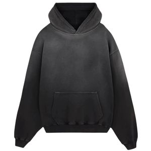 Sweat à capuche pour homme effet délavé Sunfaded Mud Wash, 450 g/m², en molleton bouclette, coupe ample, style streetwear, violet personnalisé - Product Image 1
