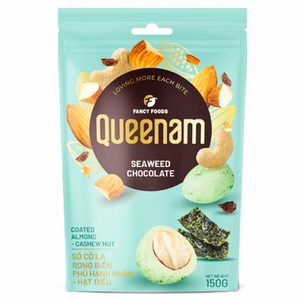 Hot Sale Dragee <b>Chocolate</b> Custom Private Label Wholesale HALAL Seaweed <b>Chocolate</b> Coated Almond Cashew Nuts 150G Snacks Candy - Product Image 1