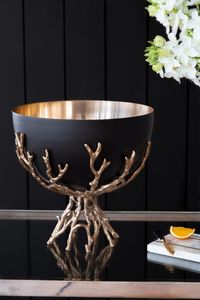 Premium Decorative Gold Designer leaf stand Serving Tableware Metal Hammered Branch Stand Serving Bowl for centrepiece decor - Product Image 3
