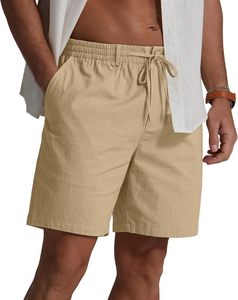 <b>Mens</b> Sports Shorts Front Custom Eco-Friendly Breathable Quick Dry High Waist Drawstring Closure Spandex/Cotton Lightweight - Product Image 3