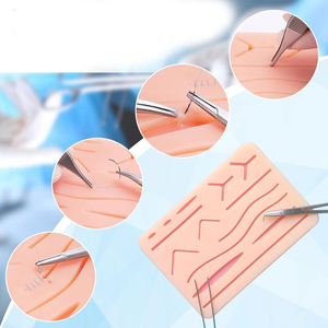 Human Medical <b>Skin</b> Suture Kit Silicone 3 <b>Layer</b> Stitching Training Pad for Practice Medical Students Suture practice kit - Product Image 6